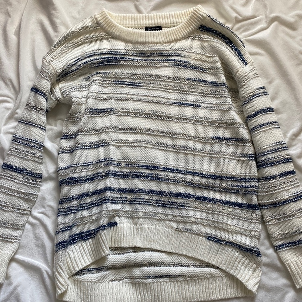 Calvin Klein Striped Sweater!